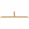 Ekena Millwork Portland Smooth Timber Gable Bracket, Western Red Cedar, 84"W x 24"H x 1 1/2"D x 3 1/2"F, 7/12 Pitch GBW084X24X0204POR00SWR - alternate 2